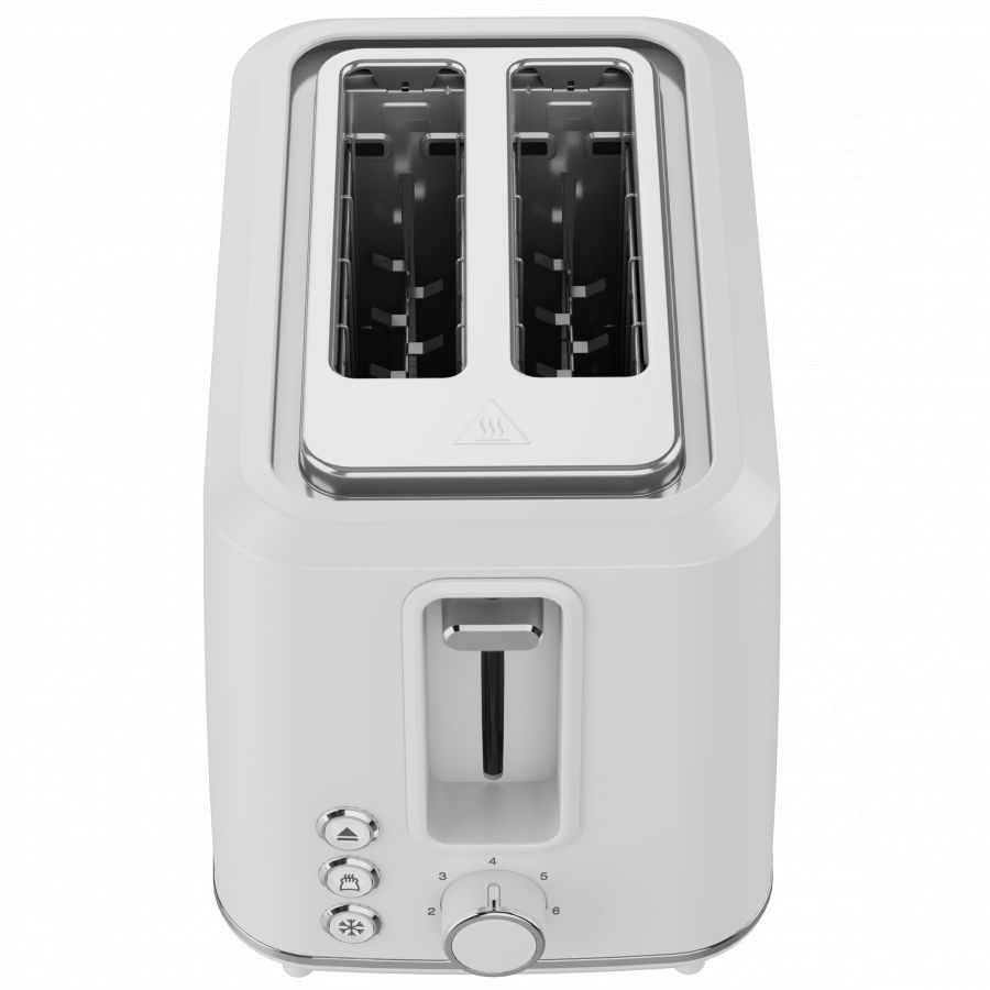 Röster AENO Electric Toaster, white, 220-240V, 50-60Hz, 920-1080W, 2 slots, 3 modes, 7 browning levels