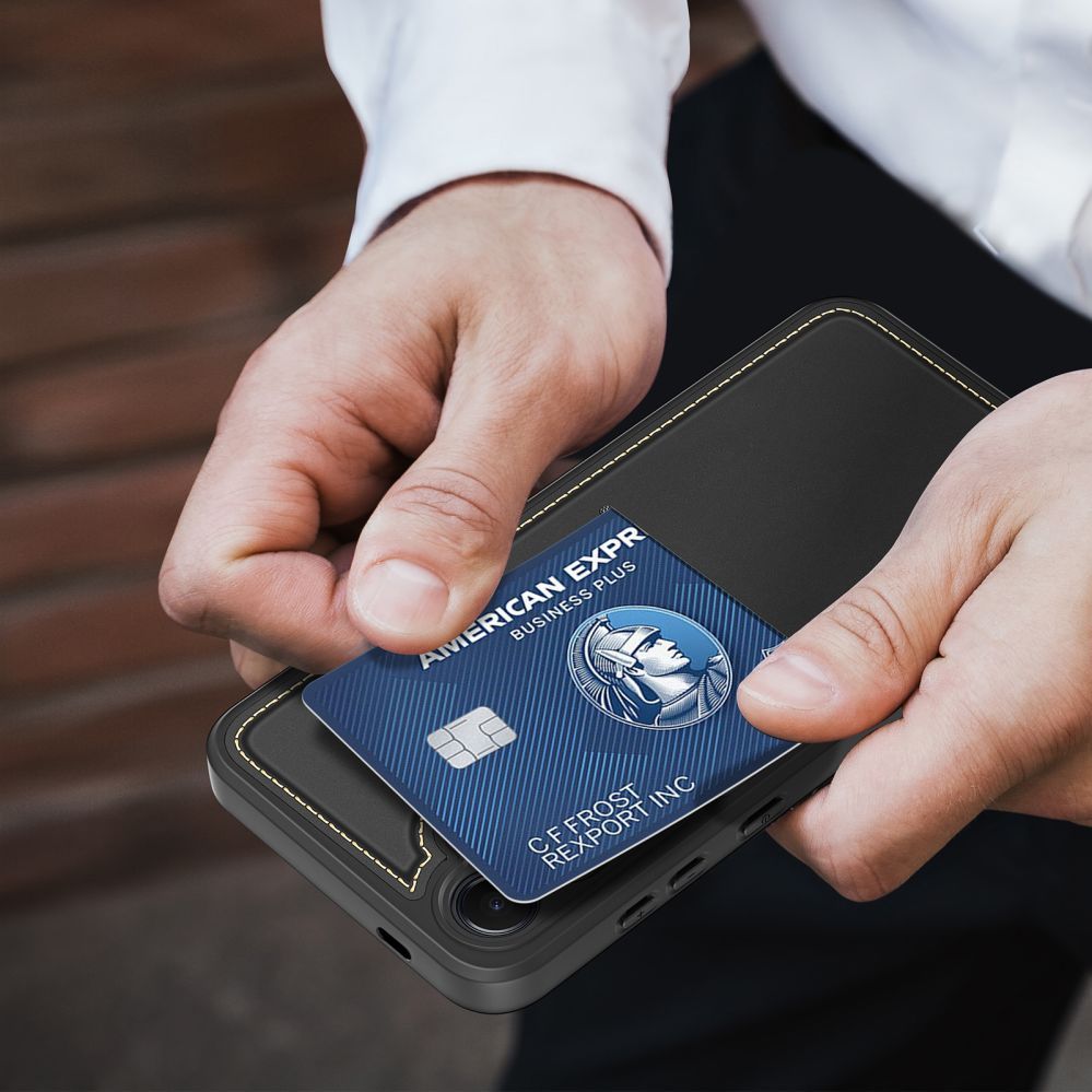 Tagakaaned Dux Ducis Dux Ducis Rafi II Case for Samsung Galaxy S25+ with Stand and Wallet - Black