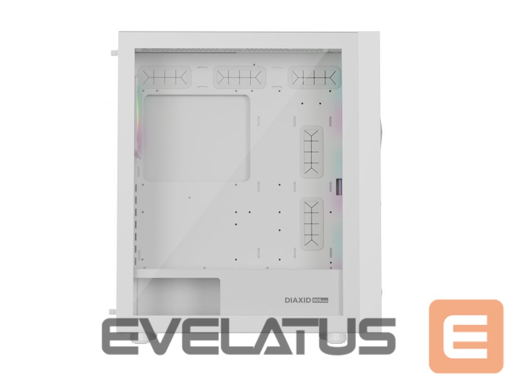 Computer components Natec NATEC Genesis PC Case Diaxid 605 white