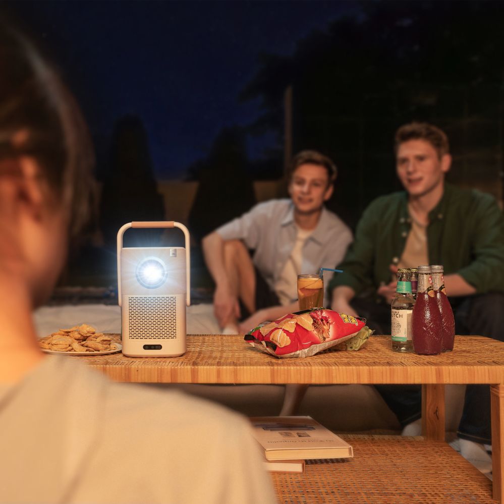 Muud kaubad Yaber Yaber T2 Plus LCD FullHD 1080p Multimedia Projector with JBL Speakers - Beige