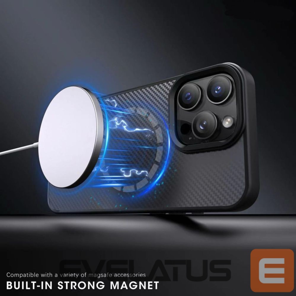 Tagakaaned Wozinsky Wozinsky Carbon Fiber Case with MagSafe for Samsung Galaxy S25 - Brown