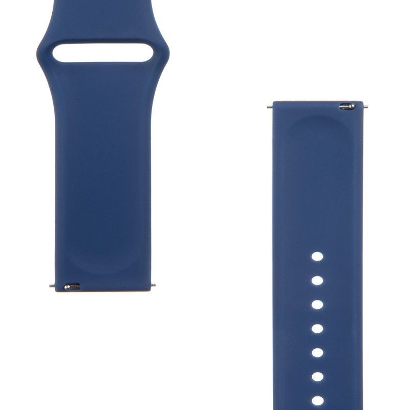 Dirželis Tactical 20mm Silicone Watch Strap Dark Blue