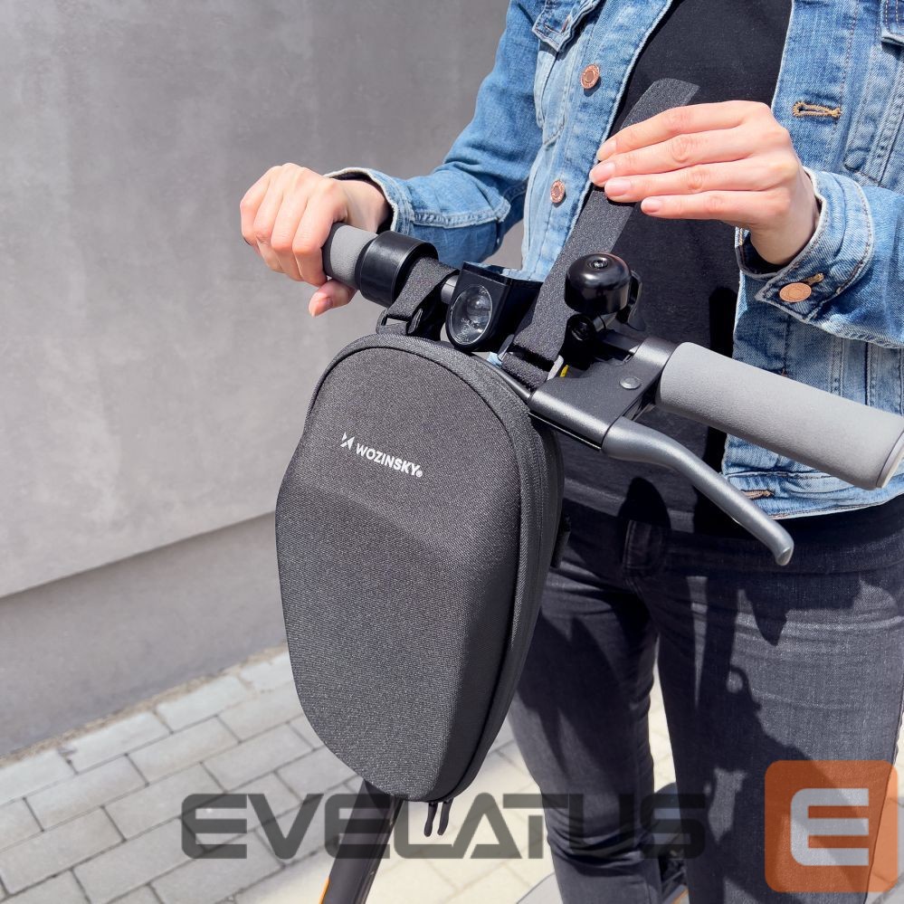 Bicycle accessory Wozinsky Wozinsky Waterproof Scooter Handlebar Bag 4L Black (WSB1BK)