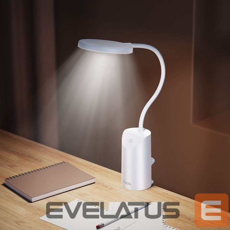 Desc lamp Hoco HX10 Clip table lamp White