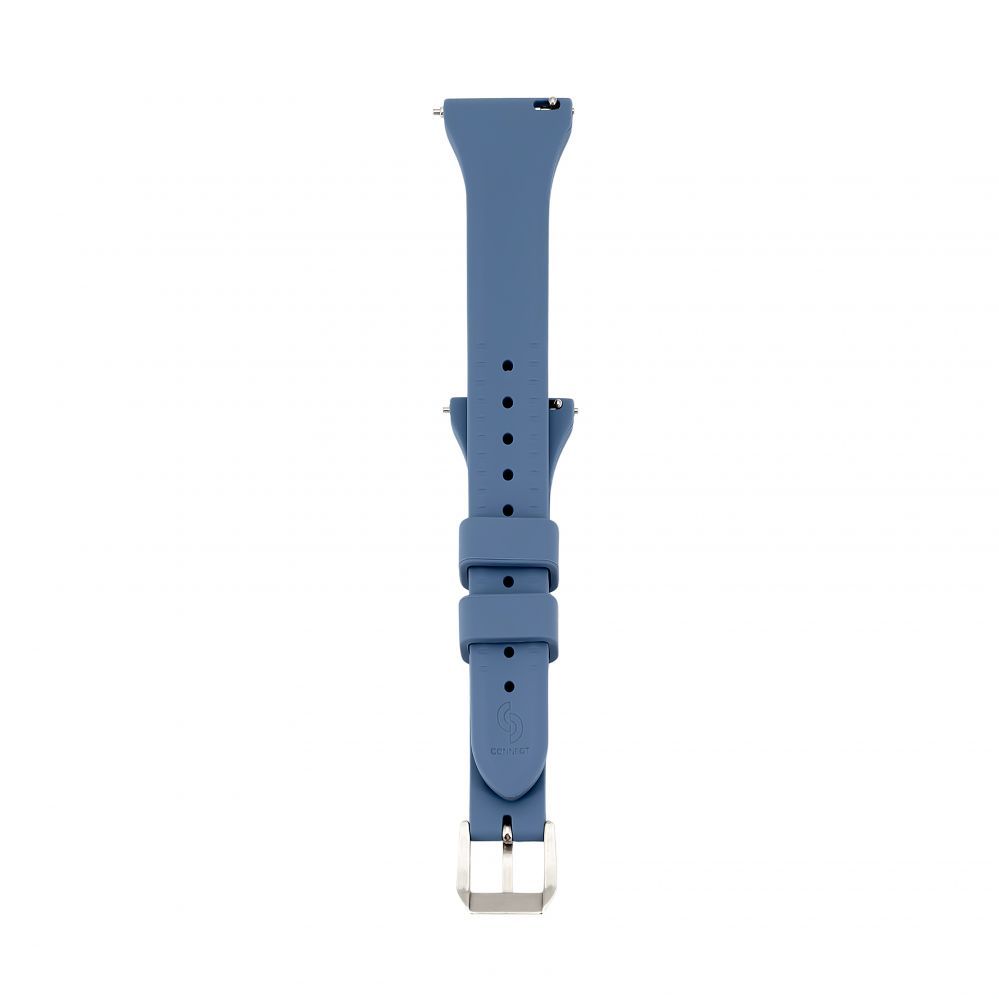 Rihm Connect 20mm T-buckle Silicone Loop Watch Strap (130mm M/L) Blue
