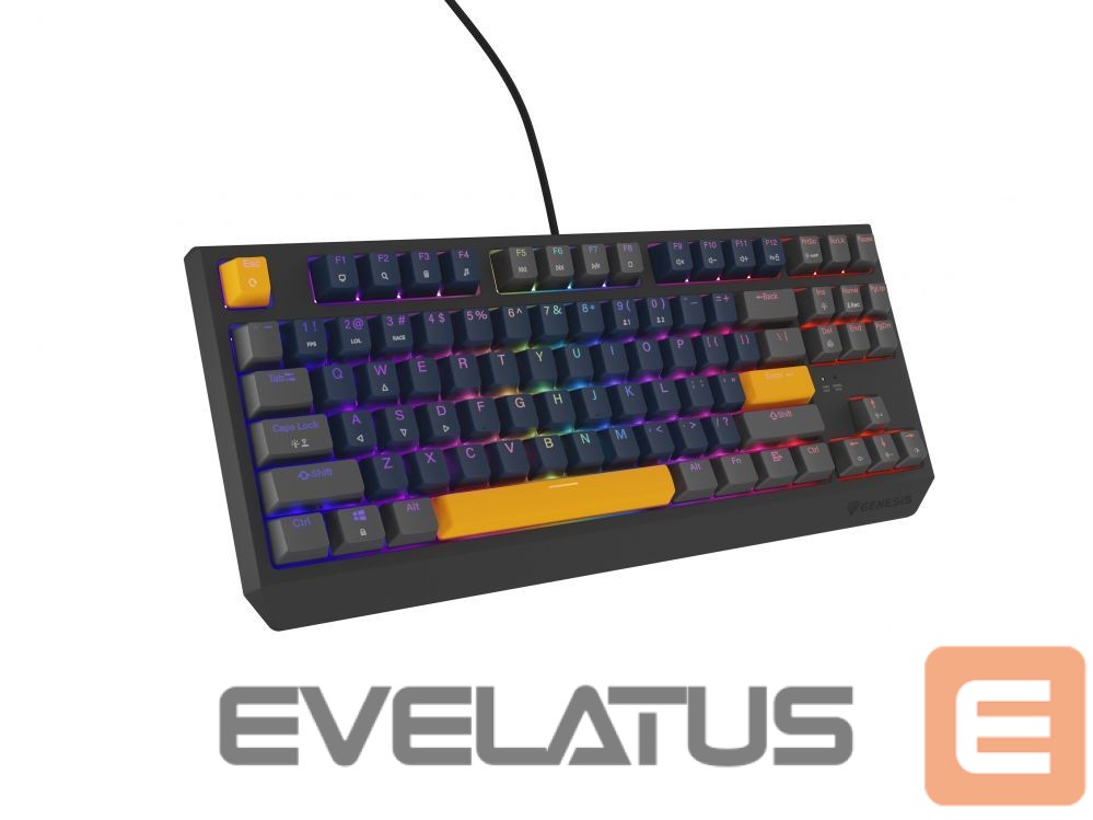 Computer keyboard Genesis THOR 230 | Mechanical Gaming Keyboard | Wired | US | Naval Blue Positive | USB Type-A | Outemu Panda