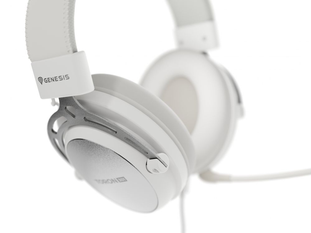 Wireless headphones Genesis Gaming Headset | Toron 301 | Wired | Over-ear | Microphone | White