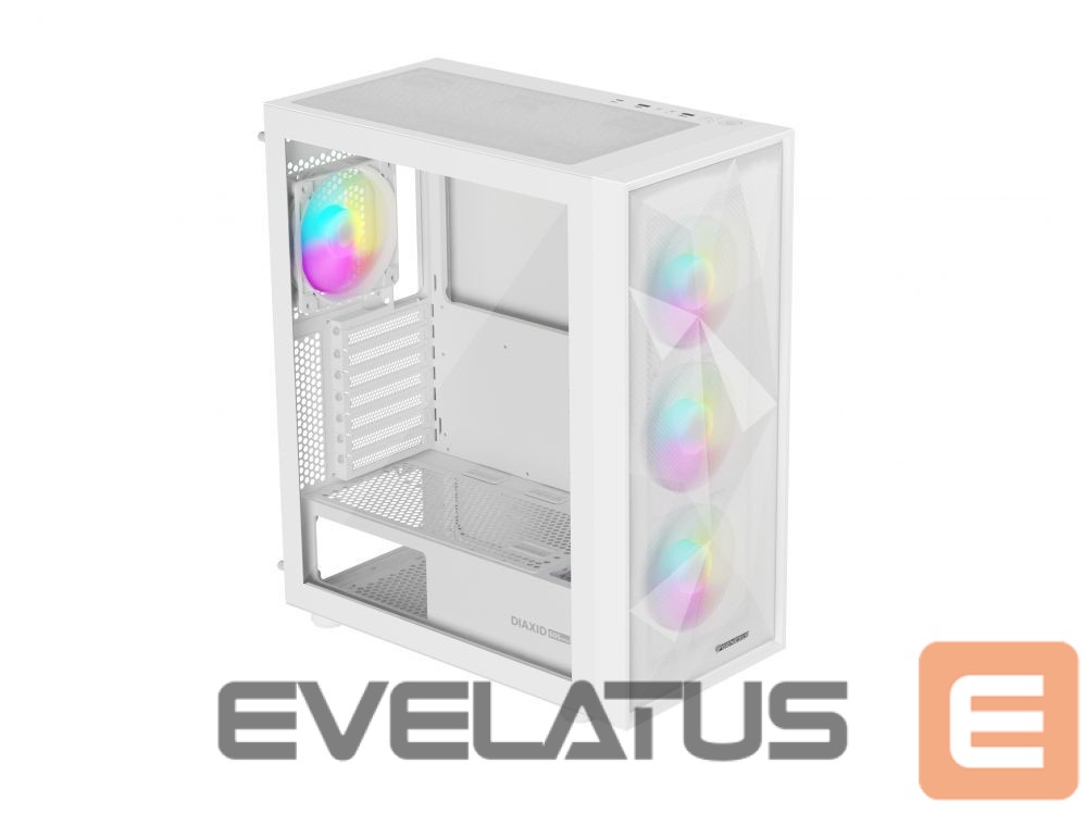 Computer components Natec NATEC Genesis PC Case Diaxid 605 white