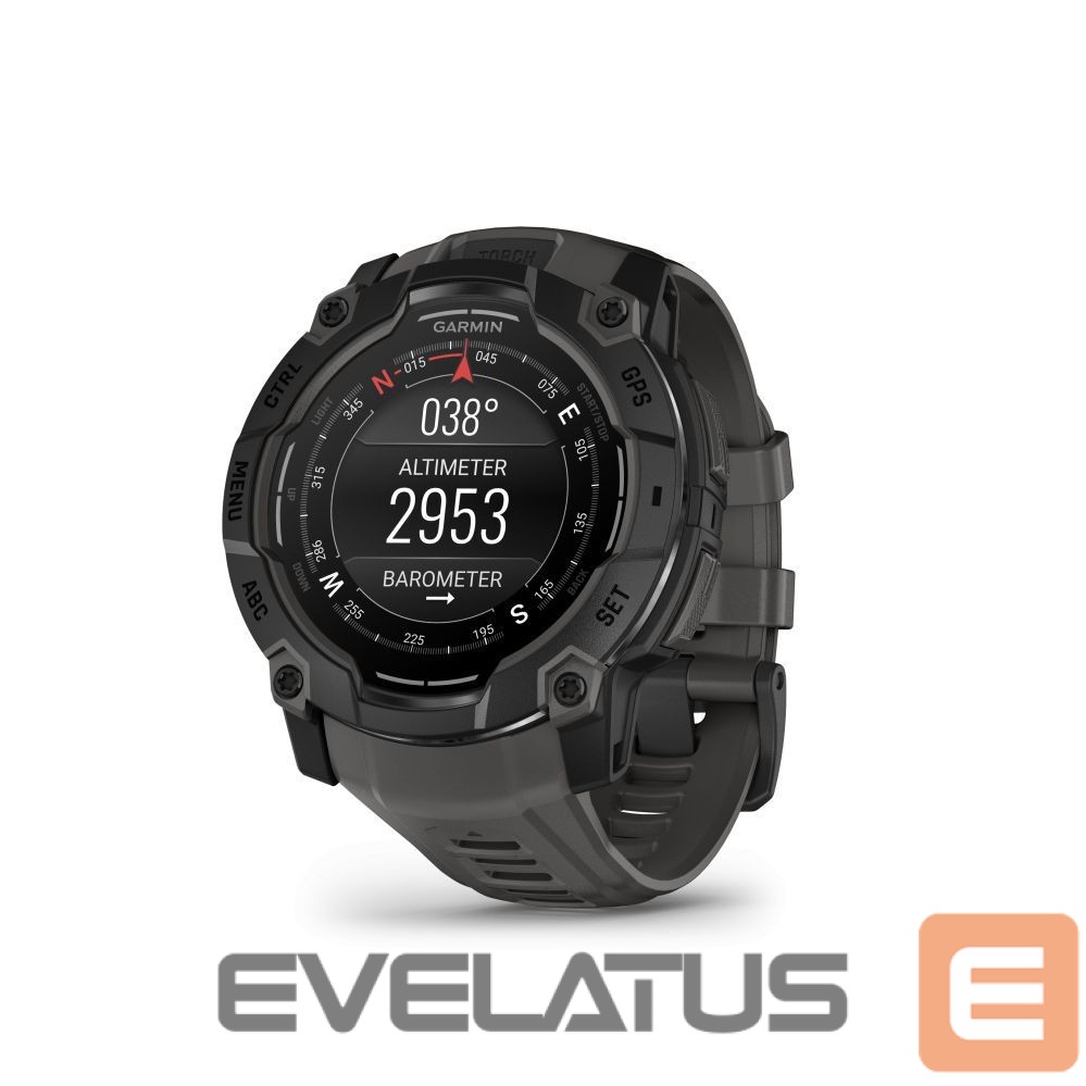 Nutikell Garmin Instinct 3 – 50 mm, AMOLED Black with Charcoal Band / 010-03020-00