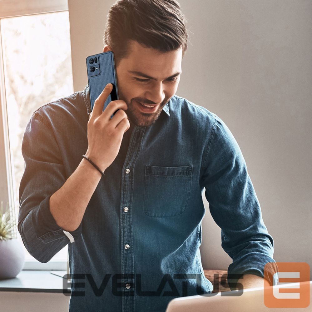 Tagakaaned Dux Ducis Dux Ducis Fino case cover covered with nylon material Oppo Reno7 Pro 5G black