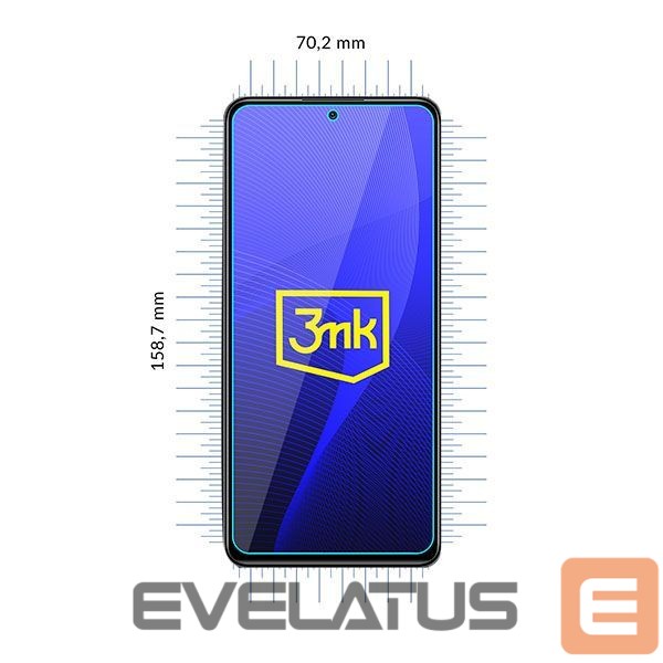Muu telefoni lisavarustus 3MK 3mk FlexibleGlass hybrid glass for Xiaomi Redmi Note 11 Pro+ 5G