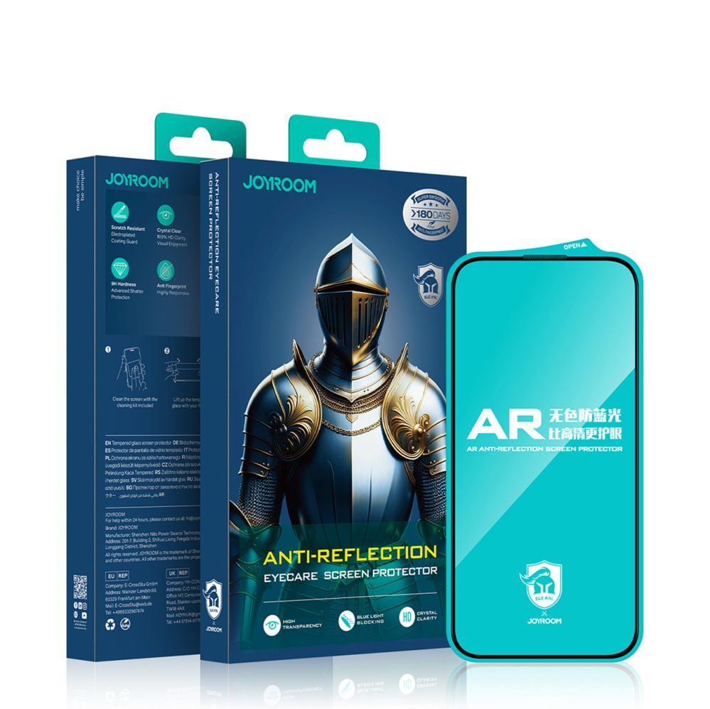 Aizsargstikls Joyroom Joyroom JR-MAR0317 tempered glass with anti-reflective coating for iPhone 15 Plus/16 Plus