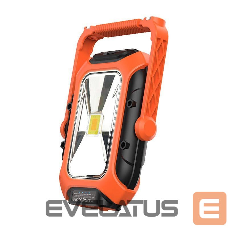 LED Flashlight Supcase Workshop lamp with solar panel Superfire GM05