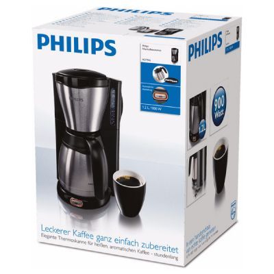 Coffee machine Philips Philips Daily Collection Coffee maker HD7546/20 With Black & metal