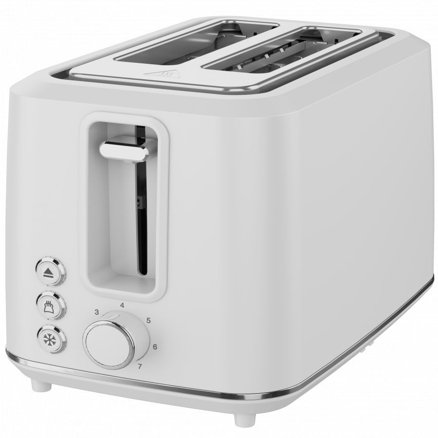 Röster AENO Electric Toaster, white, 220-240V, 50-60Hz, 920-1080W, 2 slots, 3 modes, 7 browning levels