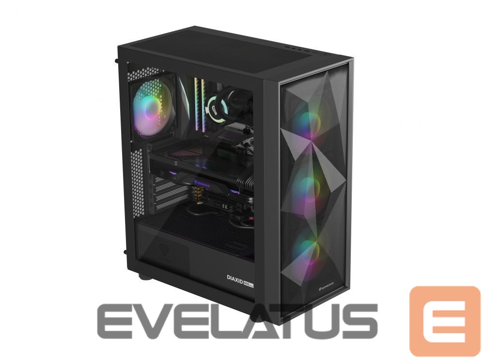 Computer components Natec NATEC Genesis PC Case Diaxid 605 black