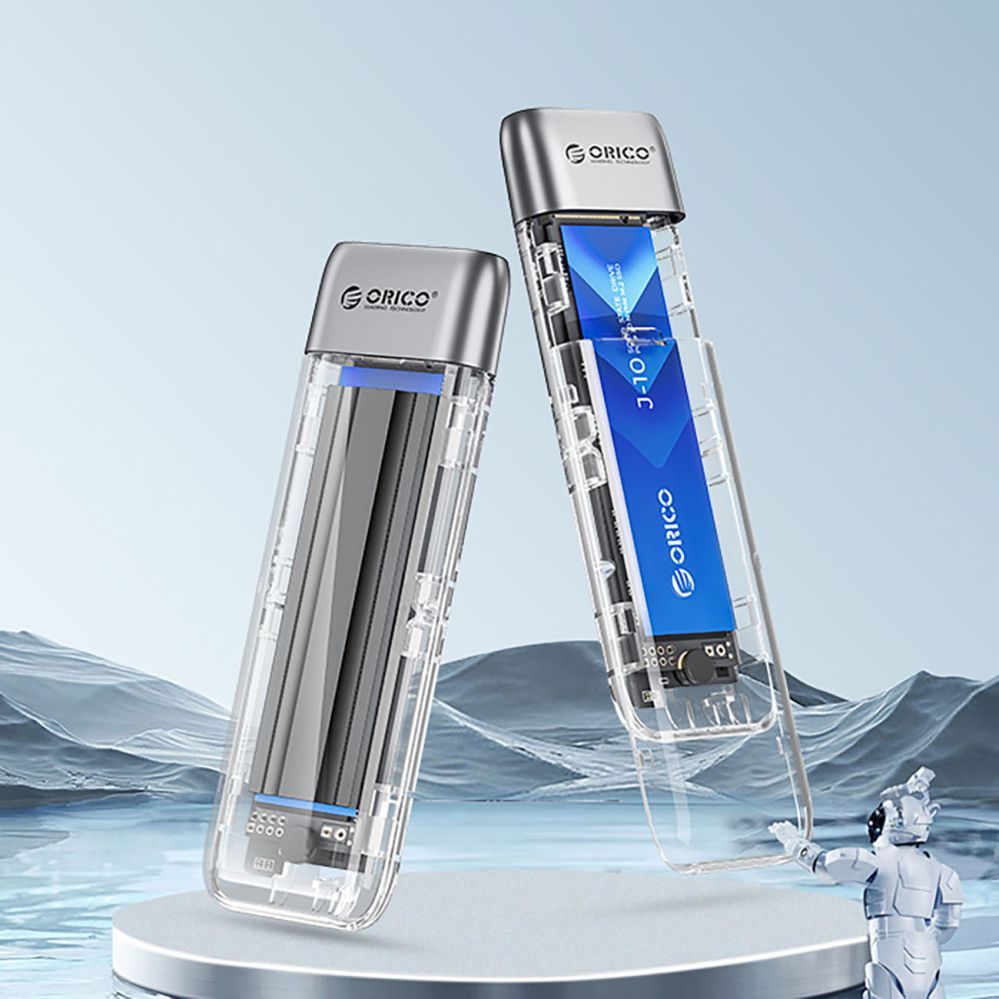 Other Computer Accessory Orico Orico TXM2-C3 M.2 NVME USB-C 3.2 10Gb/s Disk Drive - Gray