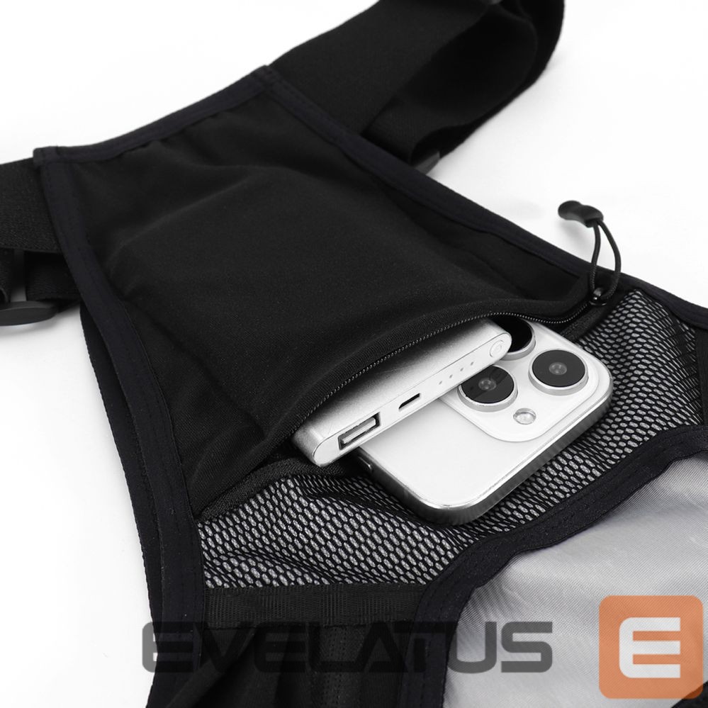 Teised Wozinsky Wozinsky WKDB1 Reflective Running Vest - Black