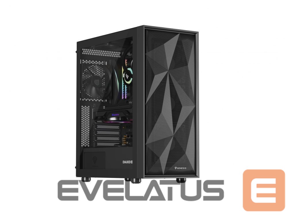 Computer components Natec NATEC Genesis PC Case Diaxid 605F black