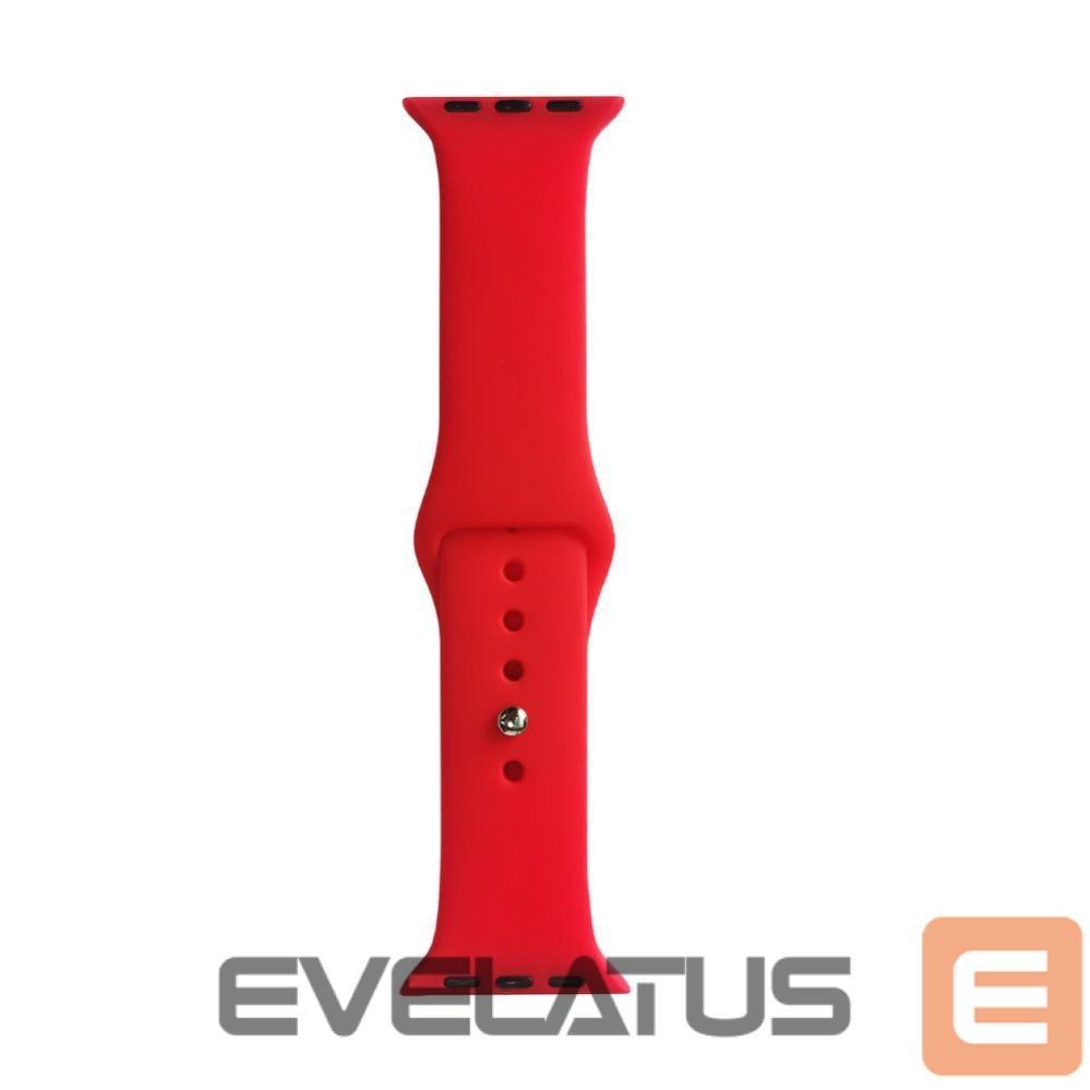 Rihm Evelatus Evelatus Watch Apple Watch 42/44/45mm Silicone Loop Watch Straps (S/M 110mm) Red