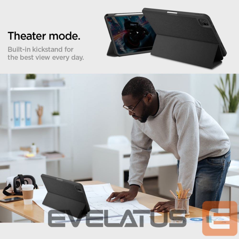 Tagakaaned Spigen Spigen Urban Fit iPad Pro 11" 2024 Case - Black