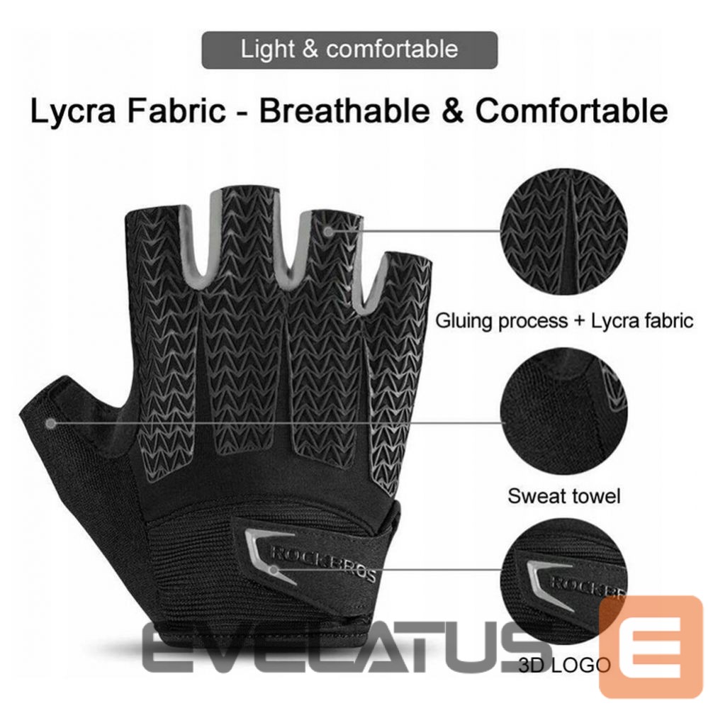 Jalgratta tarvik Rockbros L \ Black || Gray