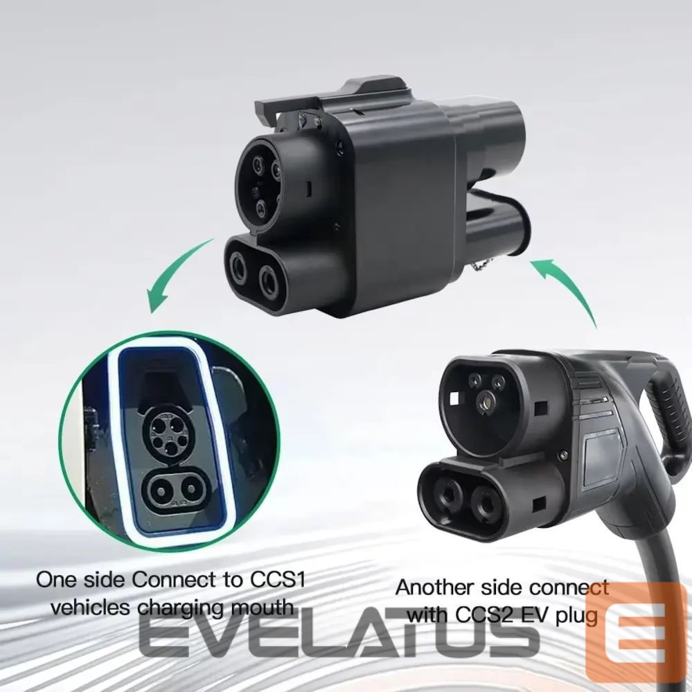 Autotarvikud iLike MG2DC CCS Combo 2 to CCS Combo 1 DC Adapter 250A High Power 150kW