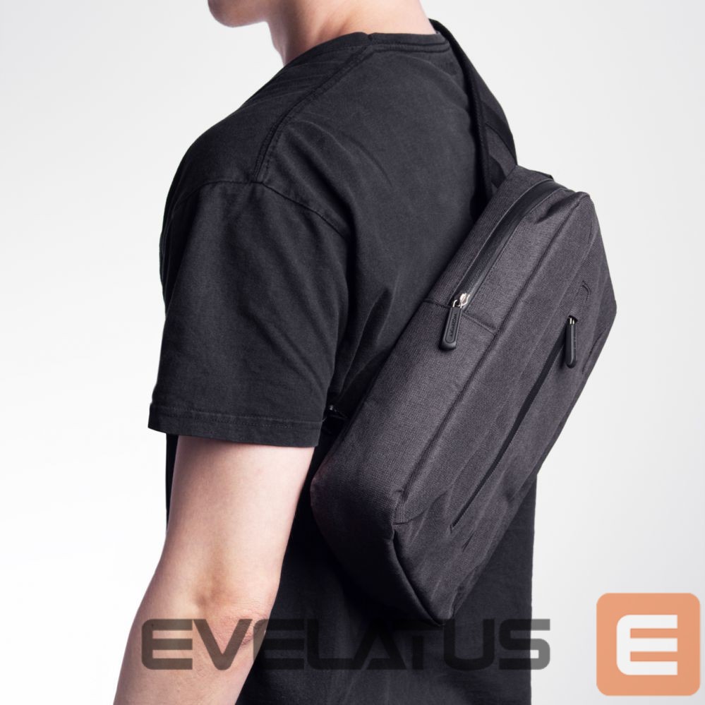 Bicycle accessory Wozinsky Wozinsky WSB6GR Scooter Handlebar Sports Bag with Shoulder Strap 5L - Gray