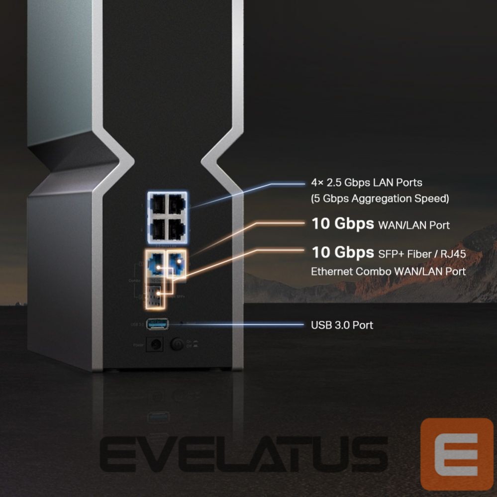 Ruuterid TP-Link WRL ROUTER 19000MBPS WI-FI 7/TRI-BAND ARCHER BE800