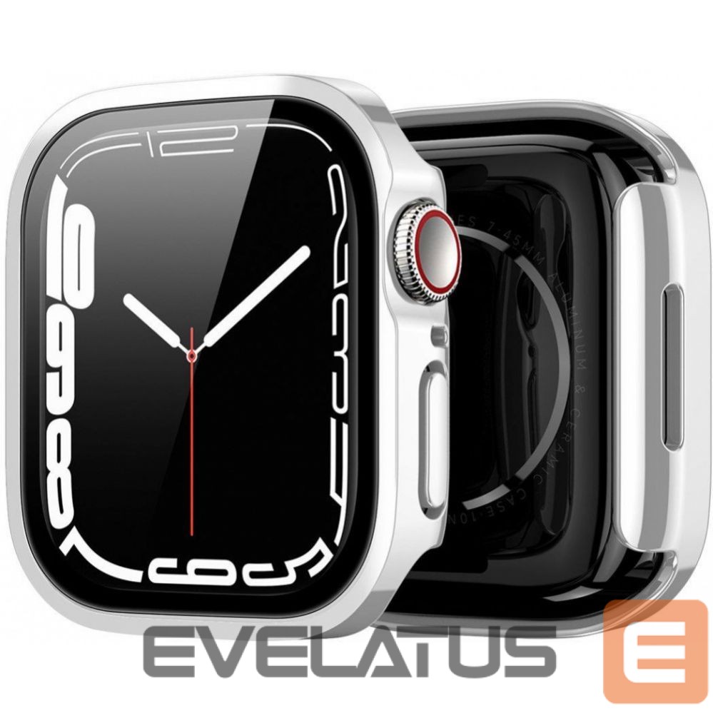 Screen protection Dux Ducis Hamo Apple Watch Series 7/8/9 Case (PC) 41MM Silver