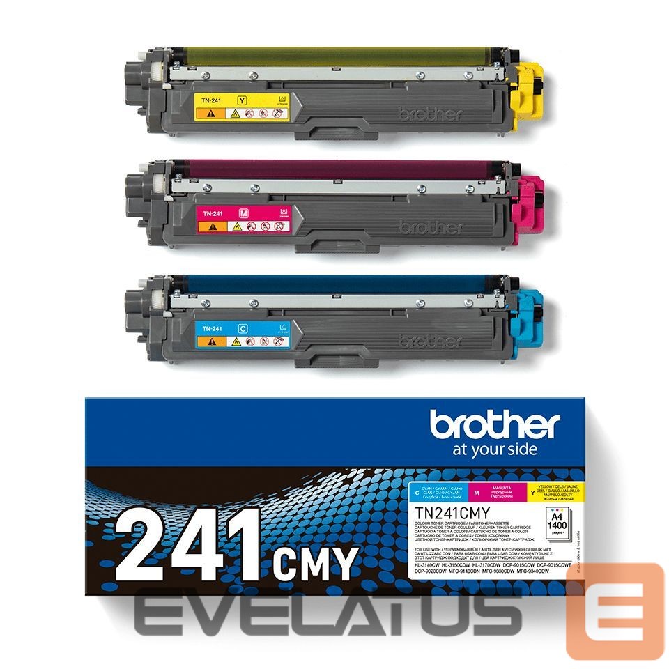 Tarvikud ja tarvikud Brother TN241CMY | Toner Multipack | Cyan, Magenta, Yellow