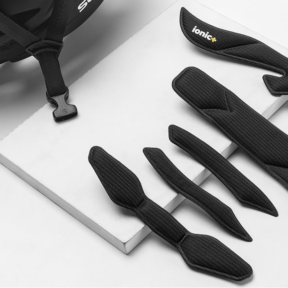 Bicycle accessory Rockbros Rockbros Bike Helmet with Visor, Detachable UV Protective Goggles, Unisex - Black/Brown