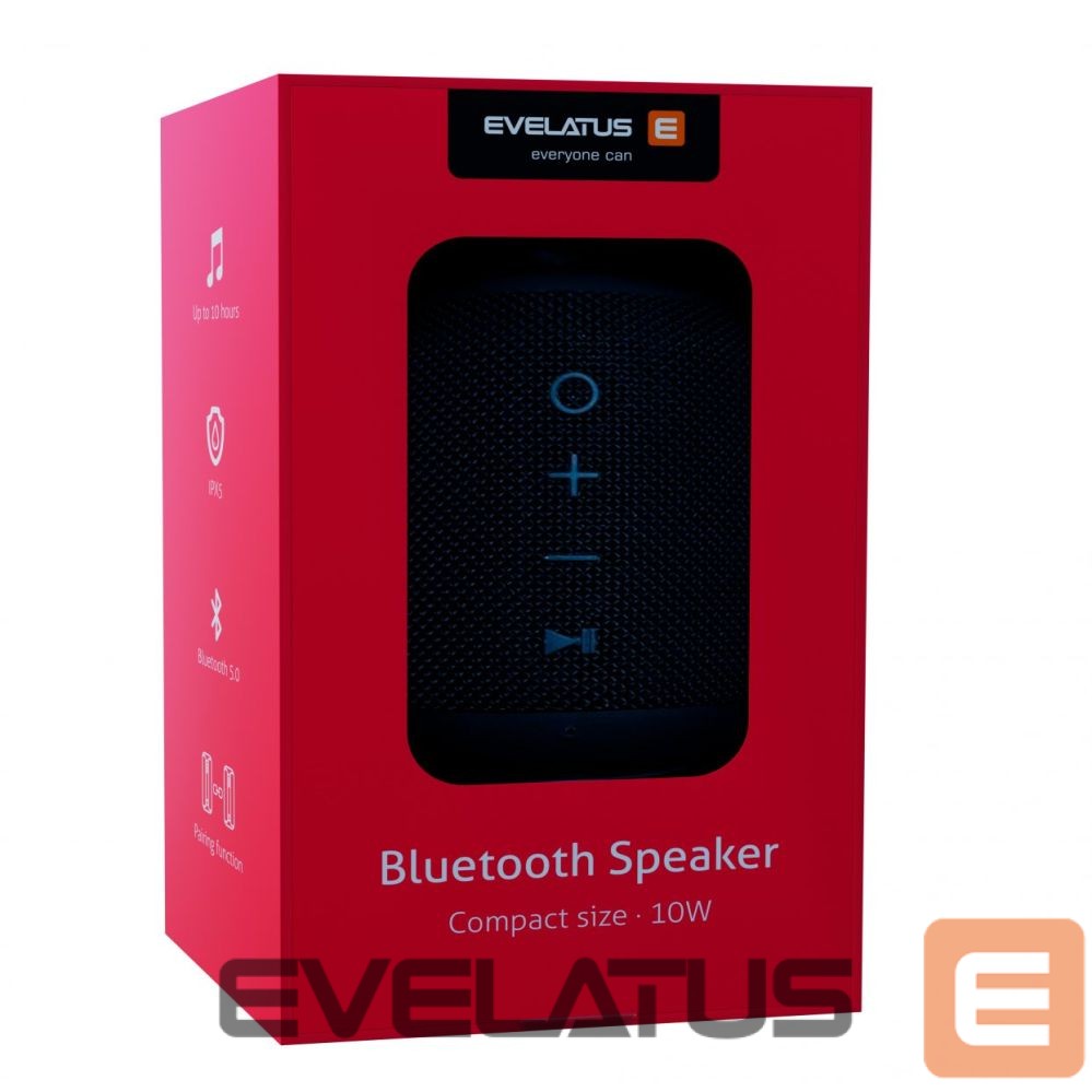 Bluetooth speakers Evelatus Evelatus Bluetooth Speaker S size EBS01 Black