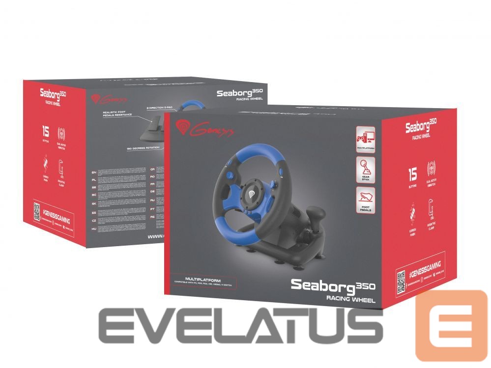 Computer chairs / desks Genesis Driving Wheel Seaborg 350