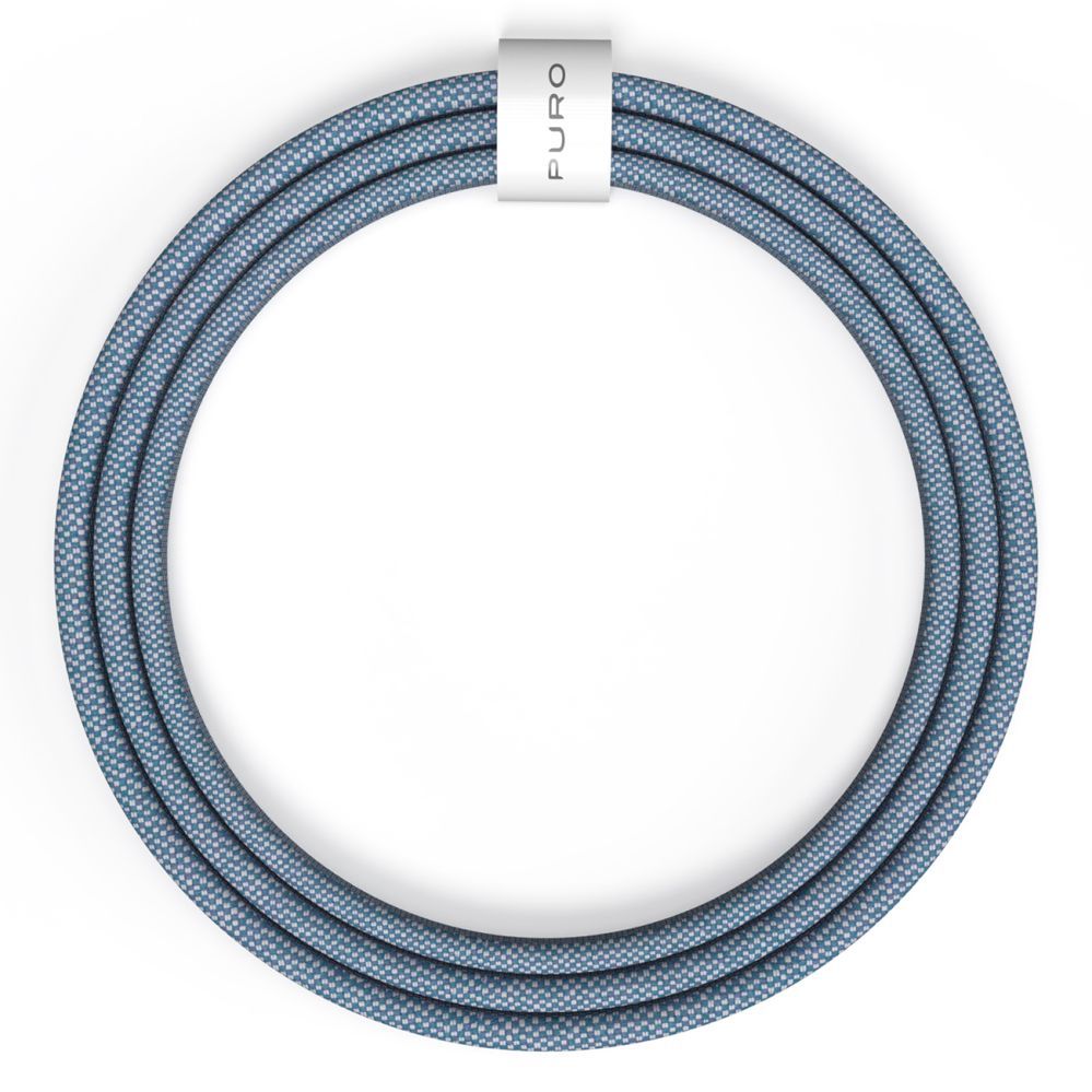Kabelis Puro Elektrik Puro Fabrik 60W USB-C - USB-C Cable 1.5m - Blue