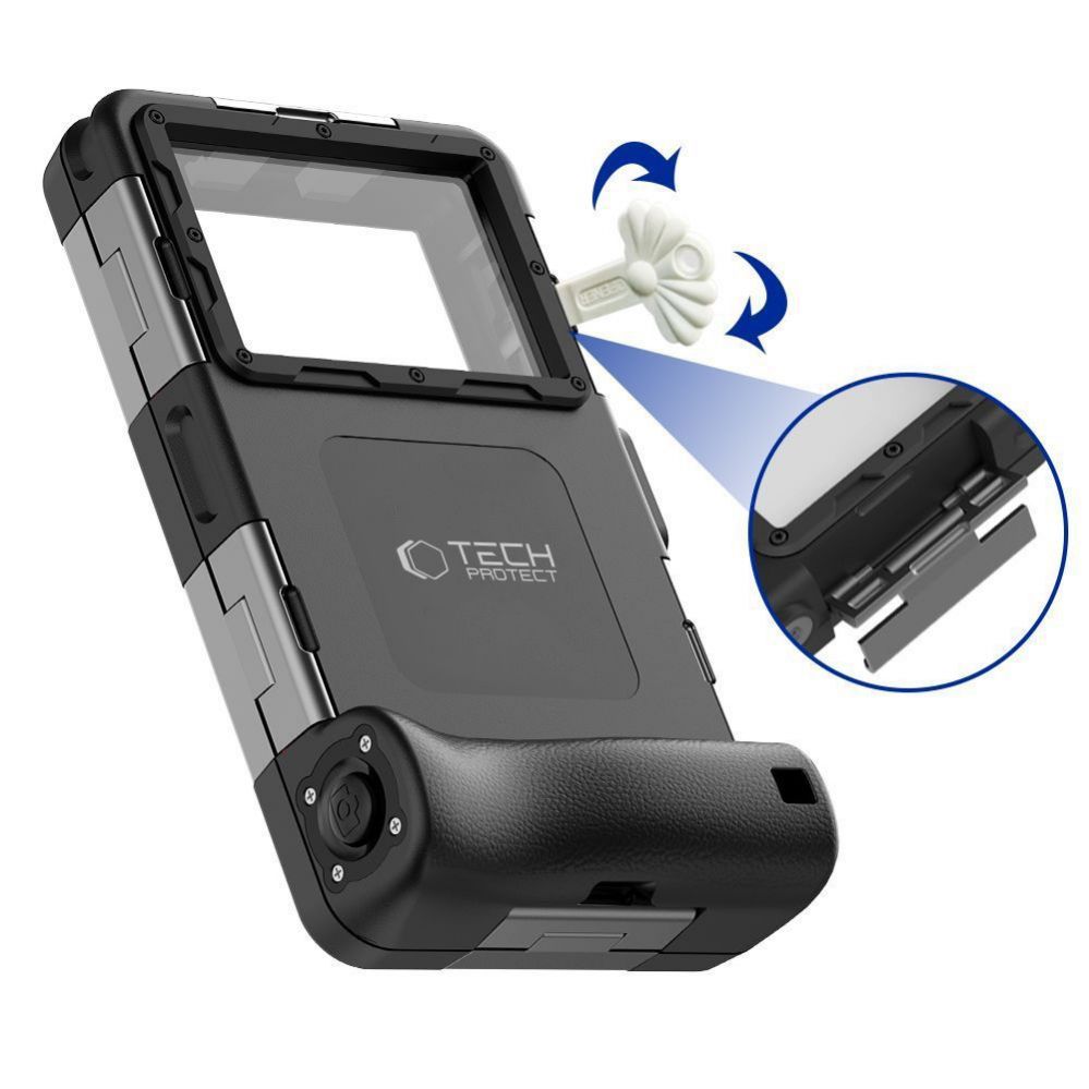 Teised Tech-Protect Tech-Protect Waterproof Case IPX8 for 4.7-6.7" Smartphones - Black