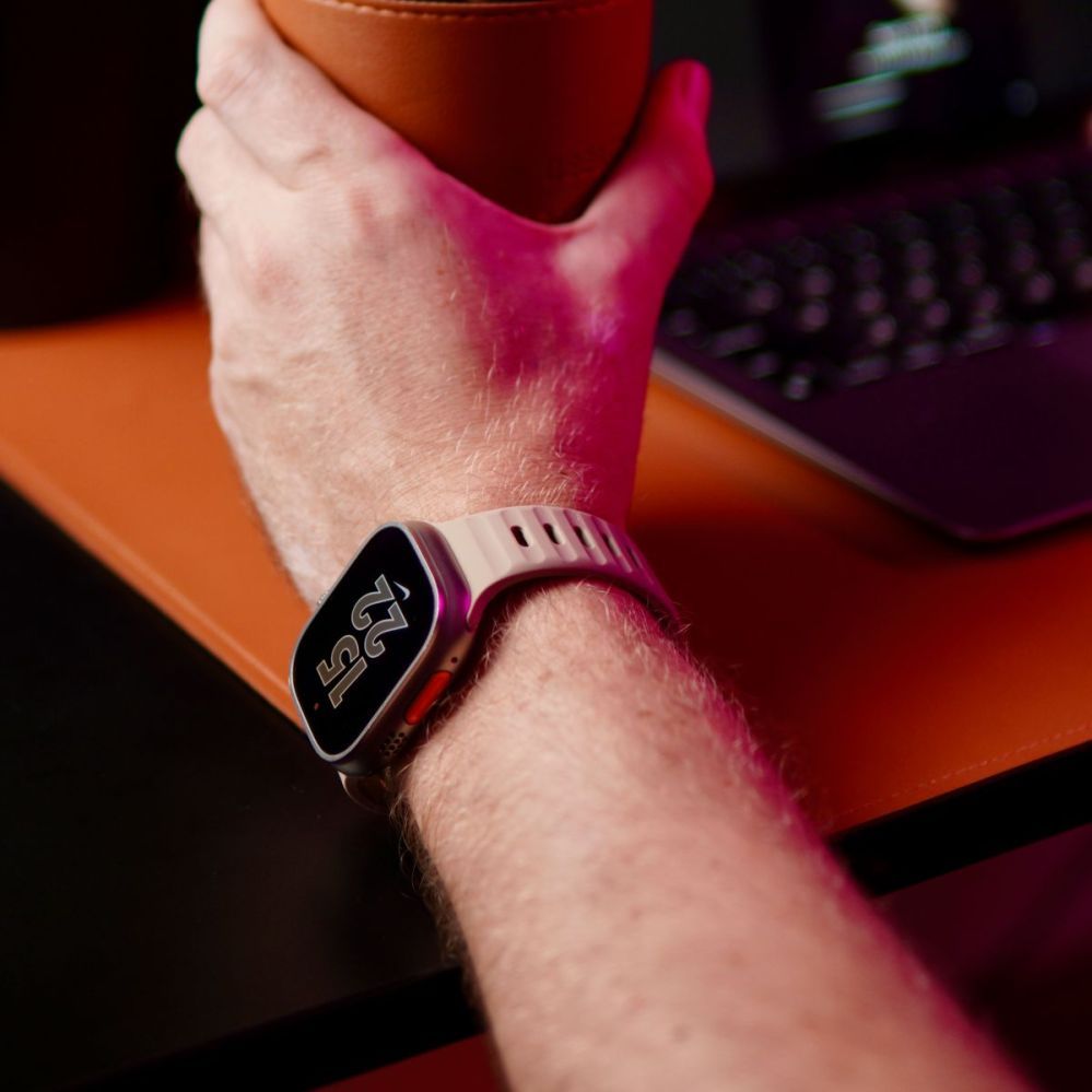 Rihm Evelatus Evelatus Watch 42/44/45 Sport Silicone Loop Light Pink