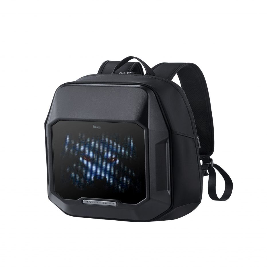 Seljakotid Divoom Cyber bag Premium Weather proof with Led Pixel Art Display & App Control Black