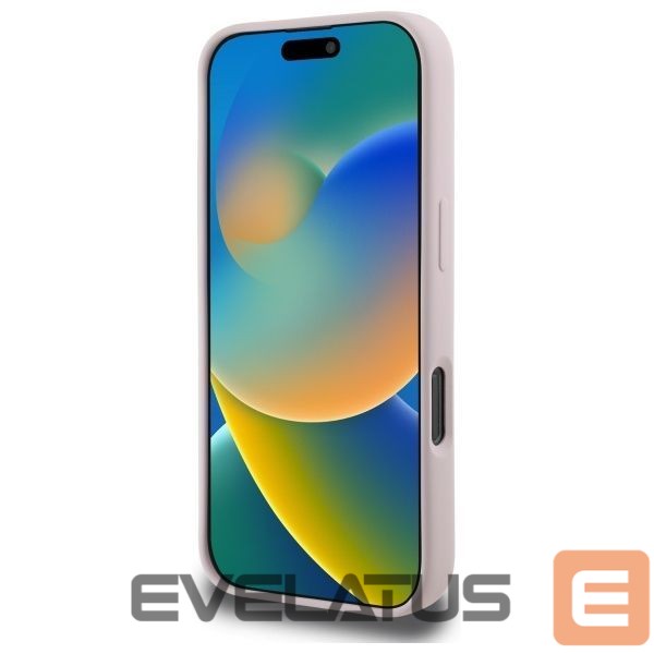 Tagakaaned Karl Lagerfeld Karl Lagerfeld Silicone Nauble Heads Print MagSafe Case for iPhone 16 Pro Max - Pink