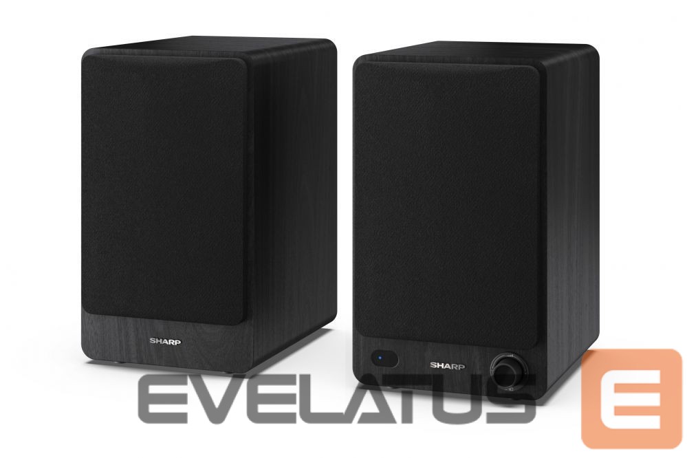 Speakers Sharp CP-SS30 Bookshelf Speakers, Black