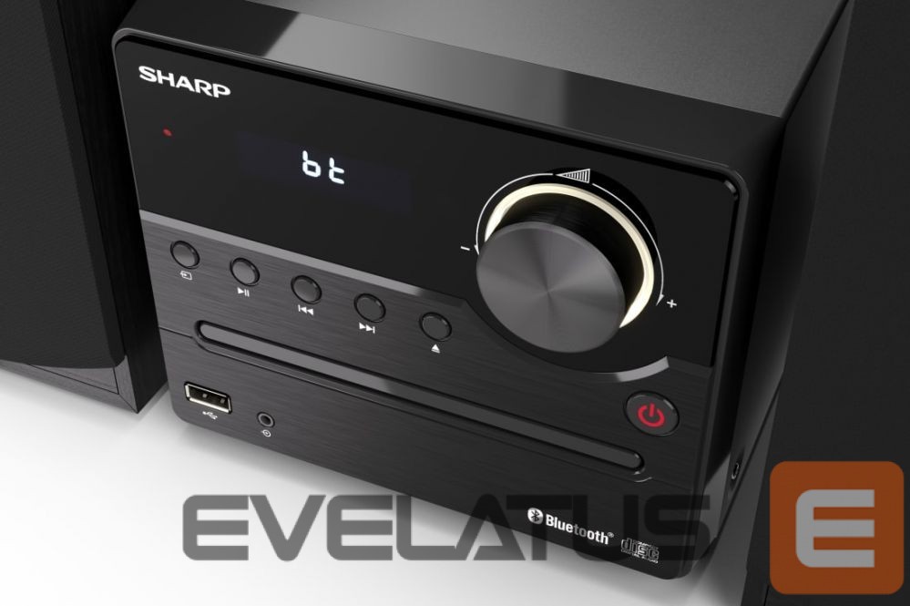 Interactive solution Sharp XL-B512(BK) Hi-Fi Micro System, CD/FM/USB/Bluetooth v5.0, 45W, Black