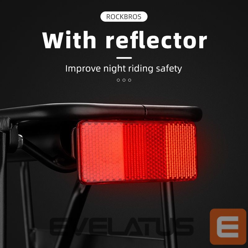 Jalgratta tarvik Rockbros Rockbros 33210004001 bicycle rack with shelf - black