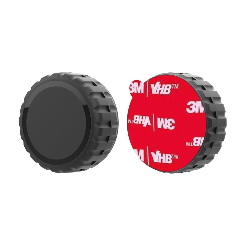 Tagakaaned Hurtel Apple AirTag Case, Screw-on, Waterproof, Self-Adhesive - Black - 4 pieces