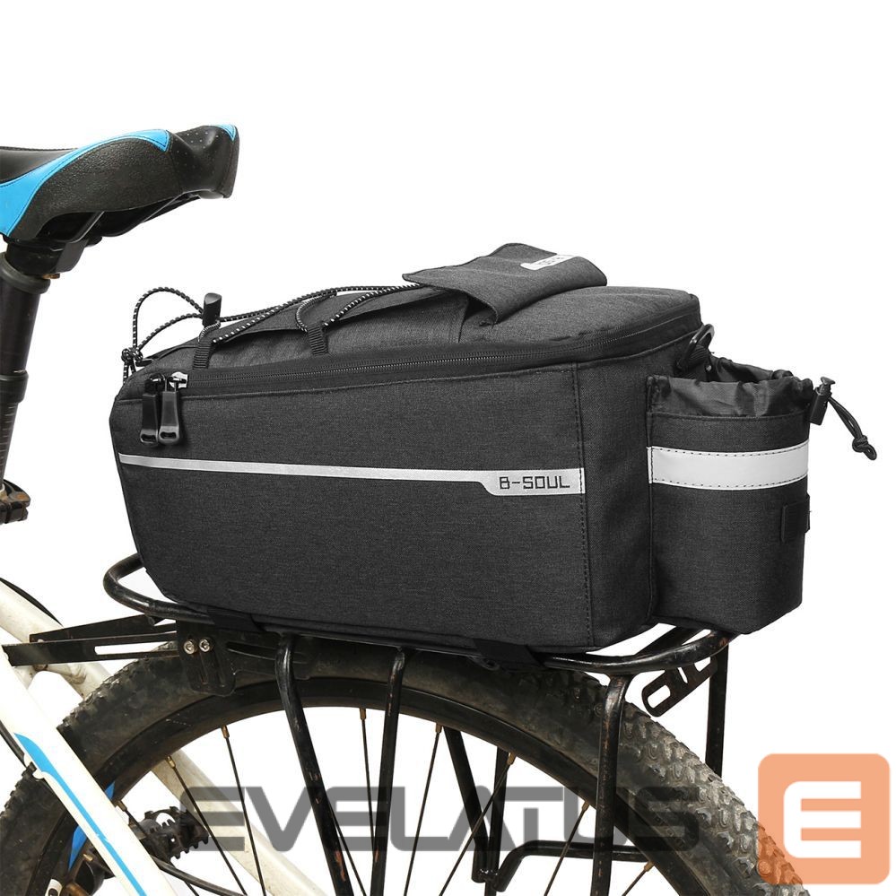 Bicycle accessory Hurtel WYA26Y0S Thermal Bike Pannier Bag with Shoulder Strap - Black