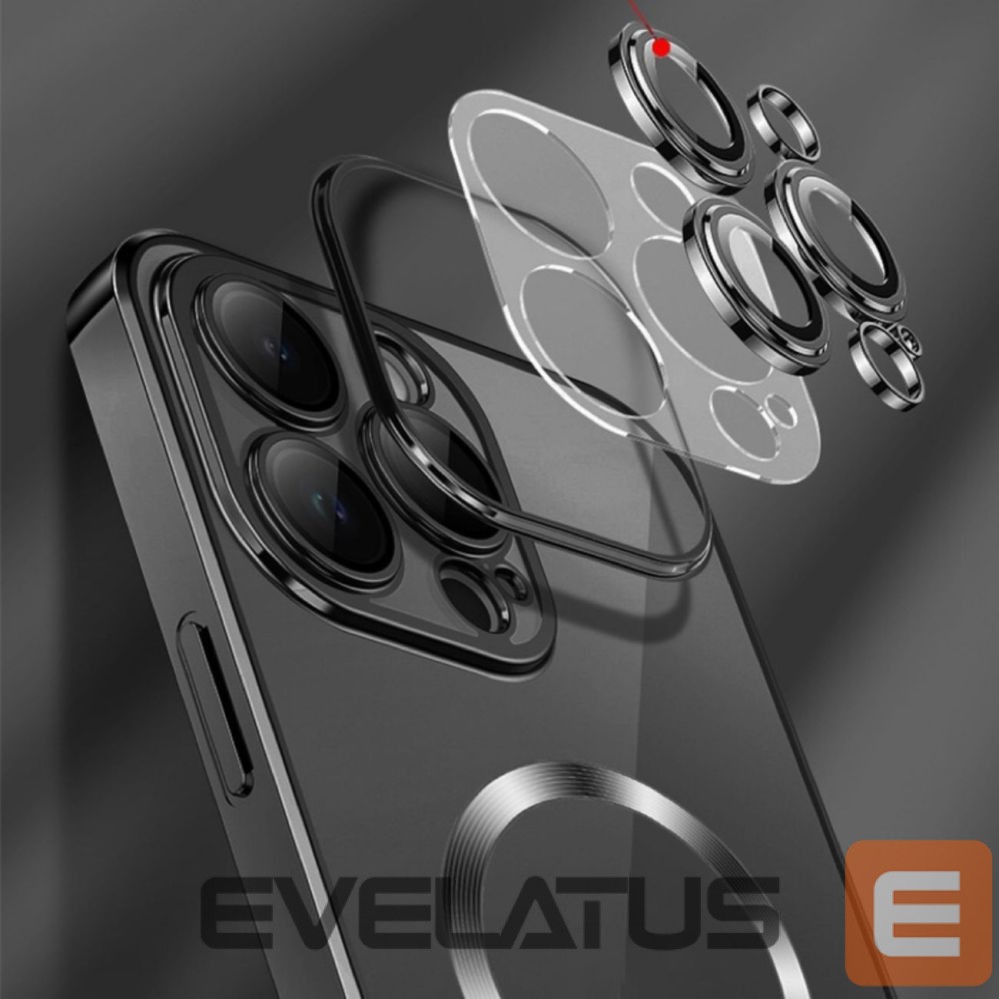 Tagakaaned Wozinsky Wozinsky Electroplated Magsafe Case for Samsung Galaxy S24 FE - Black