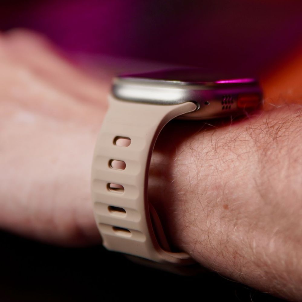 Strap Evelatus Evelatus Watch 42/44/45 Sport Silicone Loop Dark Cherry