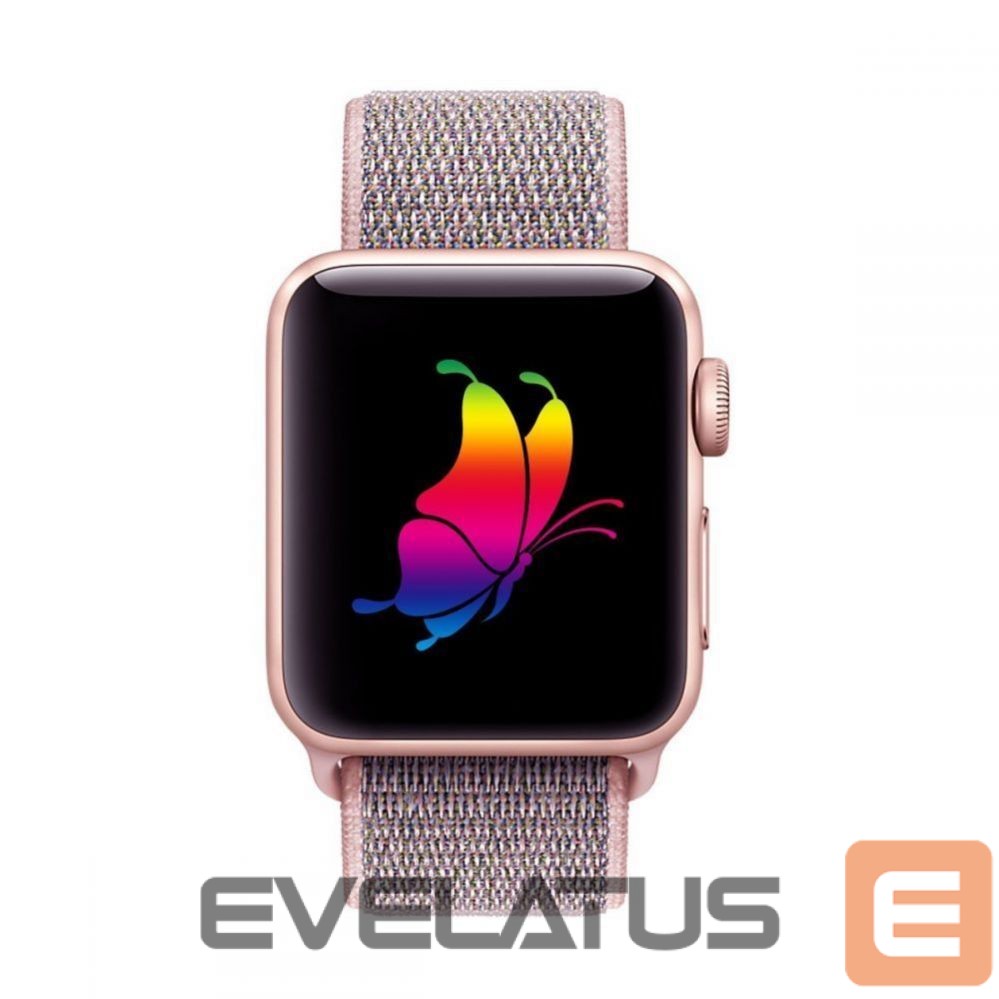 Strap Tech-Protect Tech-Protect Nylon Strap for Apple Watch 4 / 5 / 6 / 7 / 8 / 9 / SE (38/40/41 mm) - Pink