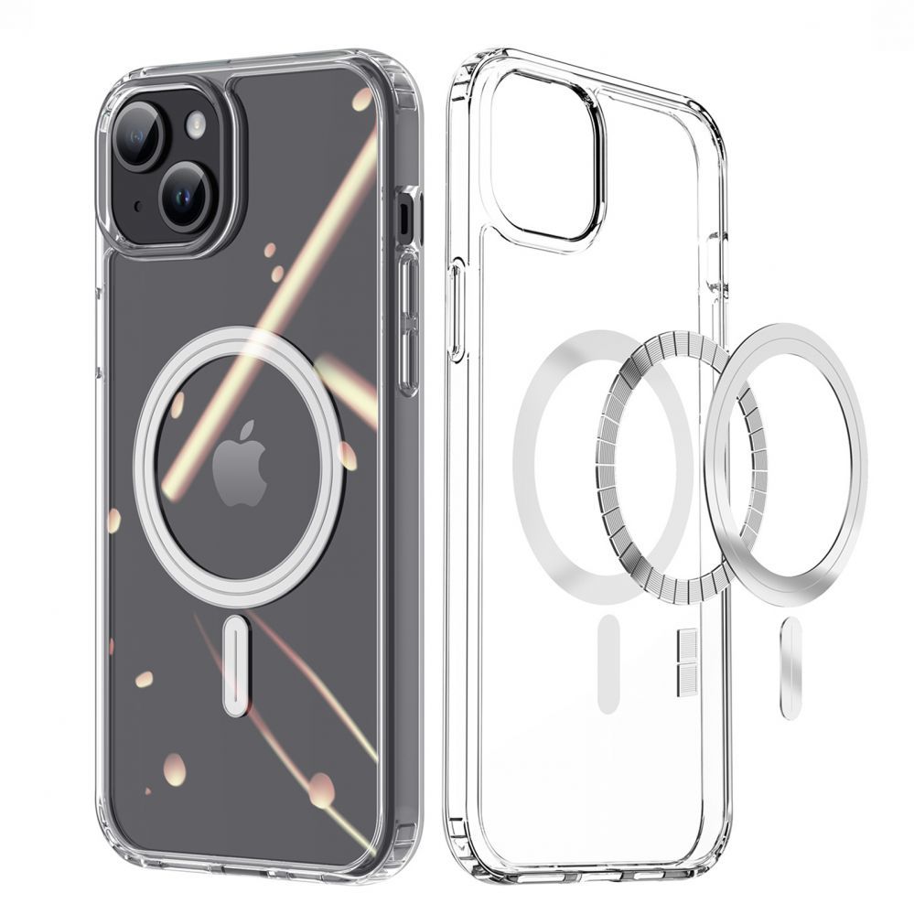 Back panel cover Dux Ducis iPhone 15 Plus Case with MagSafe Dux Ducis Clin - Transparent