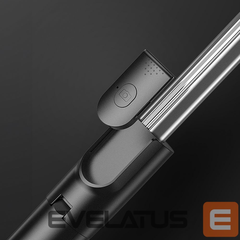 Camera accessory Hurtel Selfie stick WHS1Y telescopic tripod 1m with phone holder - black