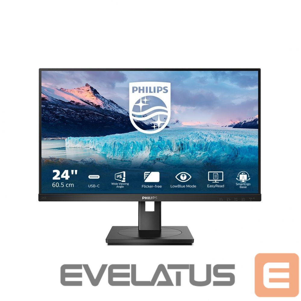 Monitors Mmd-monitors & displays PHILIPS 243S1/00 23.8inch FHD IPS